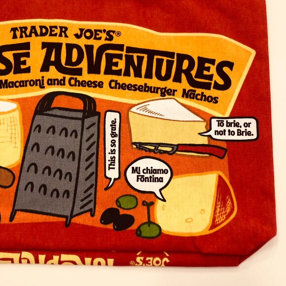 Trader Joe’S Cheese Bag Heavy Duty 100% Cotton - Picture 3 of 14